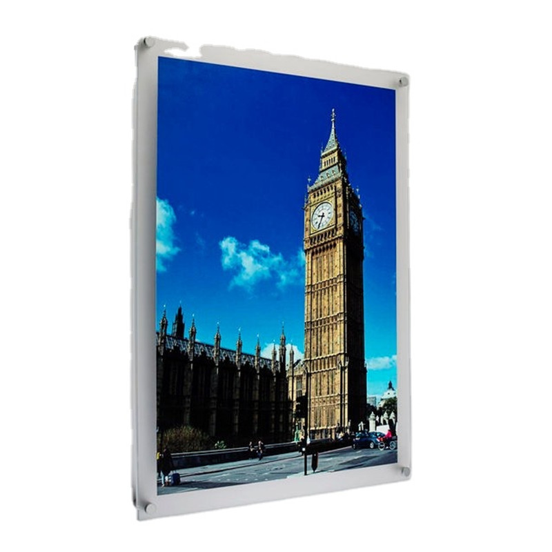 Modern plexiglass acrylic photo frame wholesale