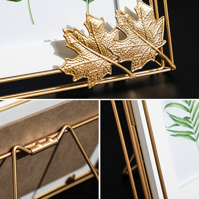 Personalized wrought iron glass photo frame