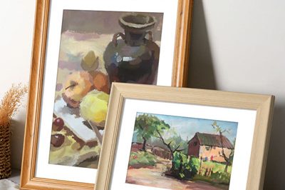 wooden picture frame 400